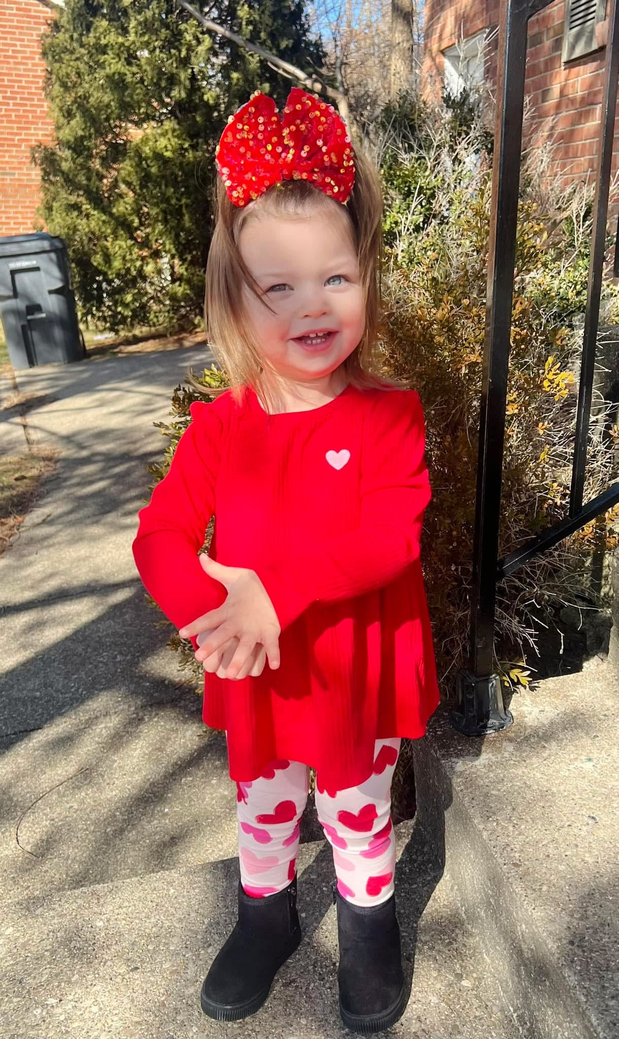 Red/Gold & White Sequins