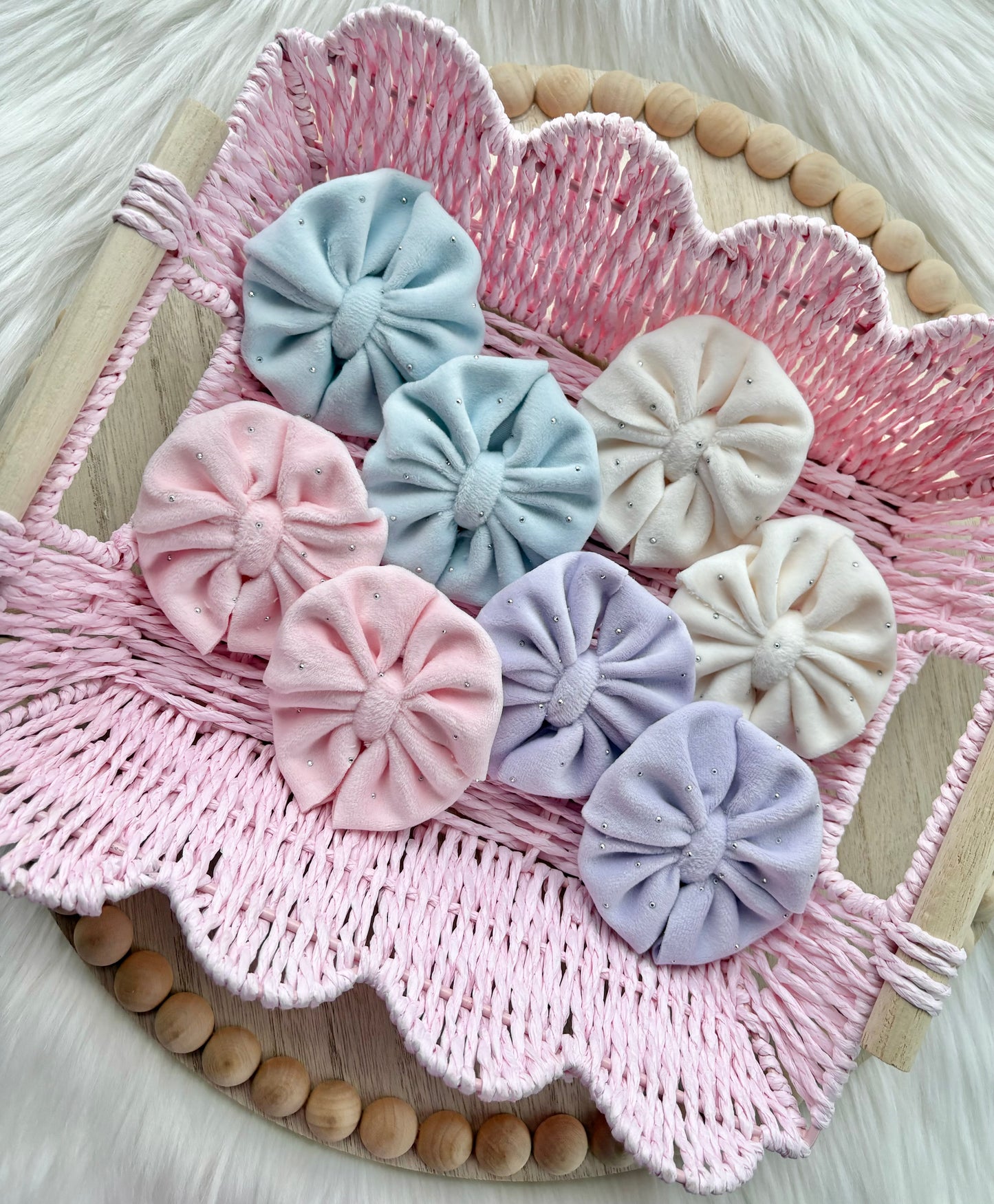 Pastel Rhinestone Plushy