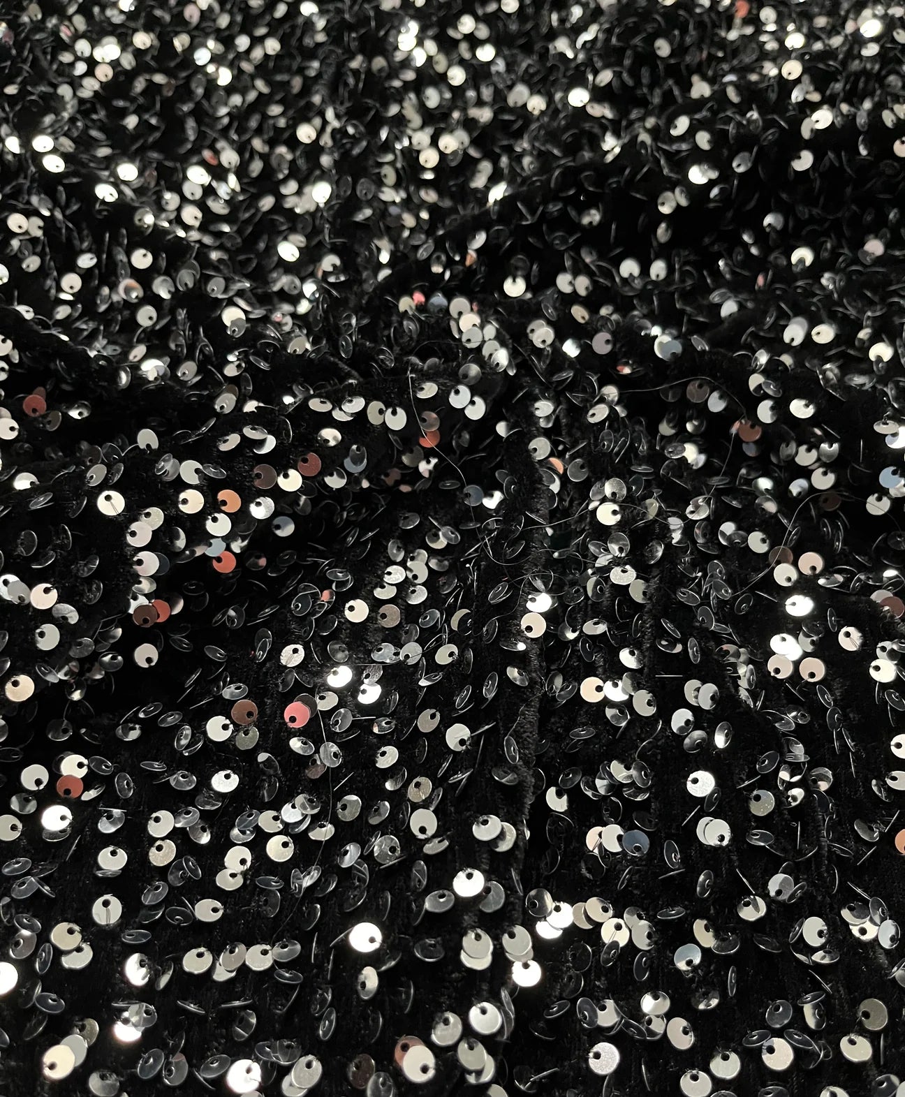 Black & Silver Sequins