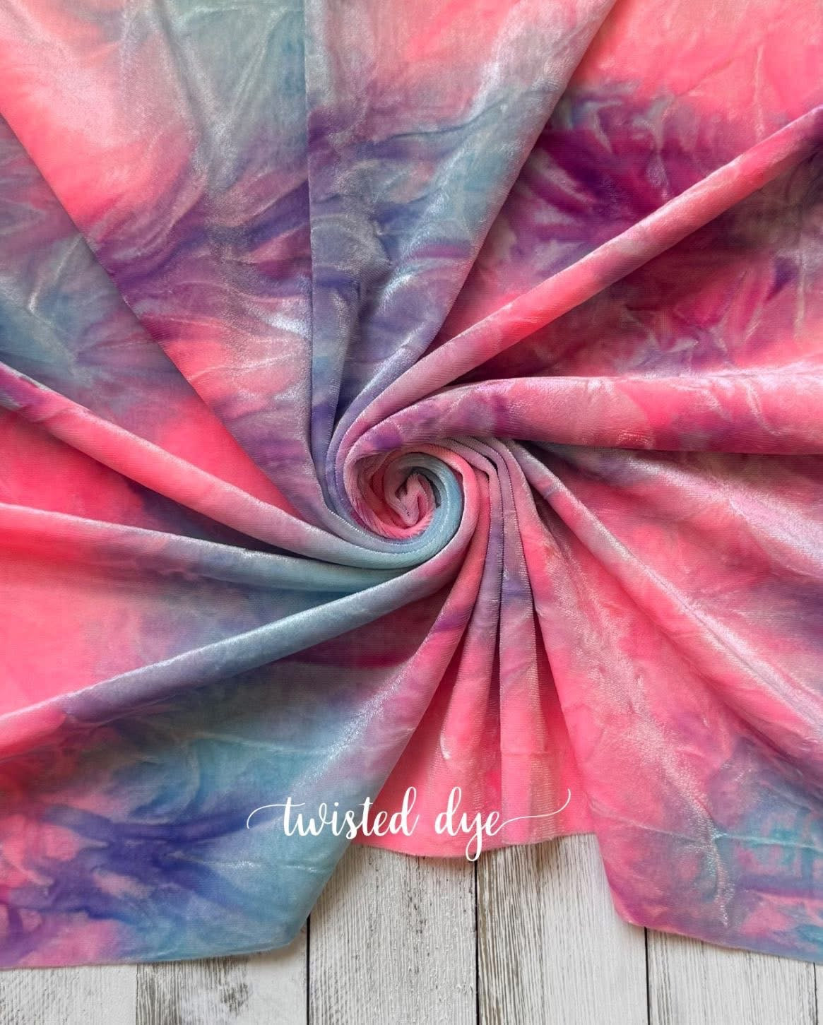 Cotton Candy Twisted Velvet
