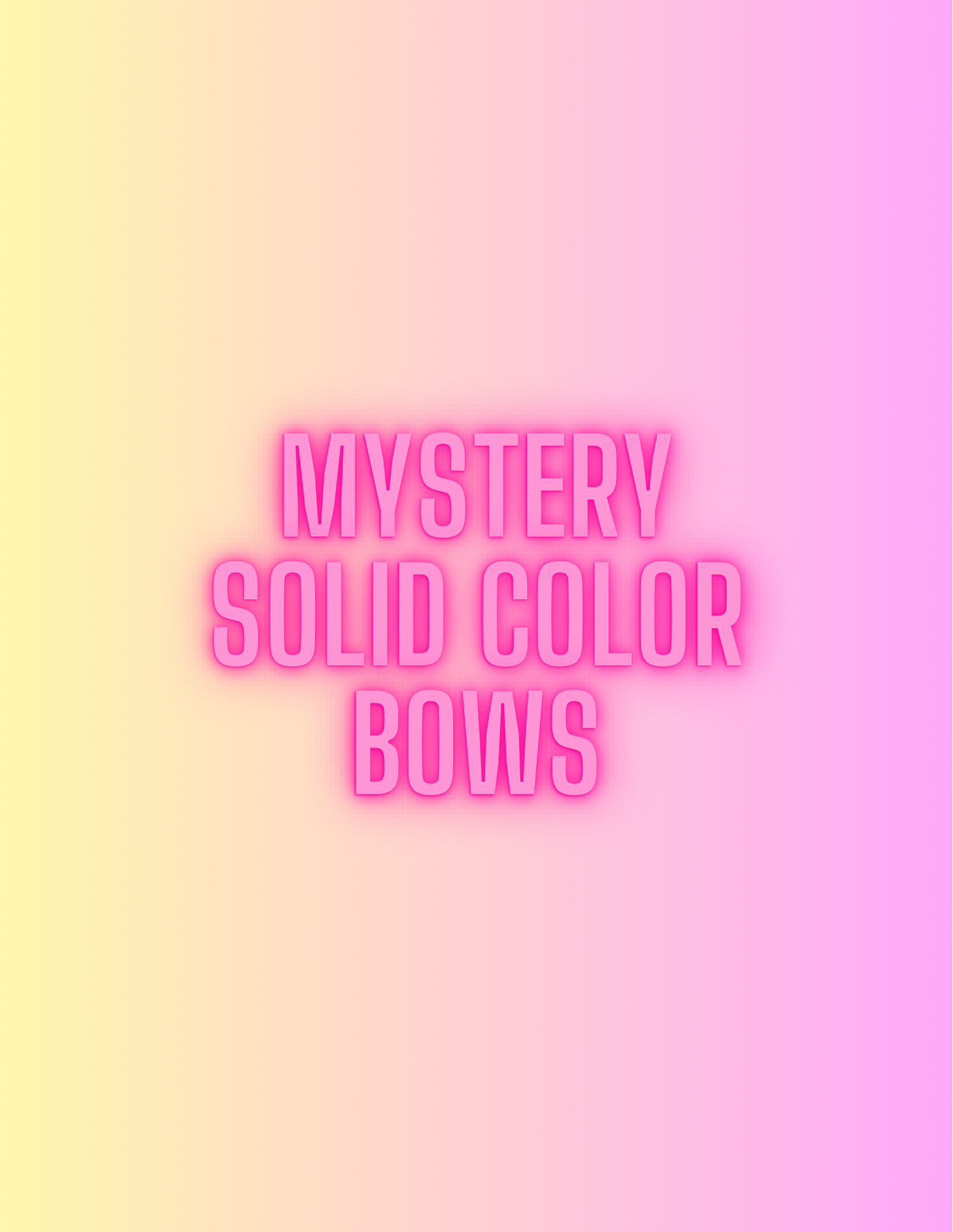 Mystery Solid Colors