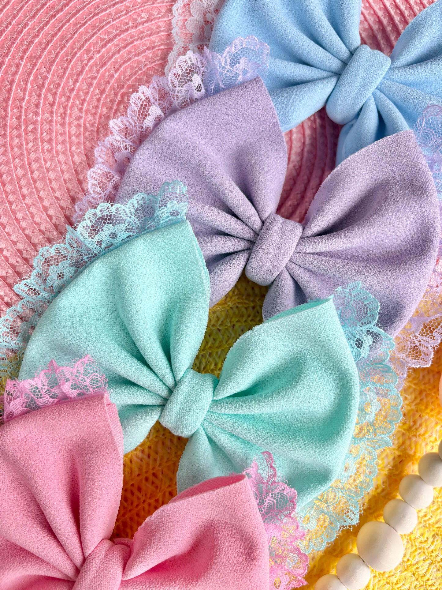 Crepe Spring Solids + LACE