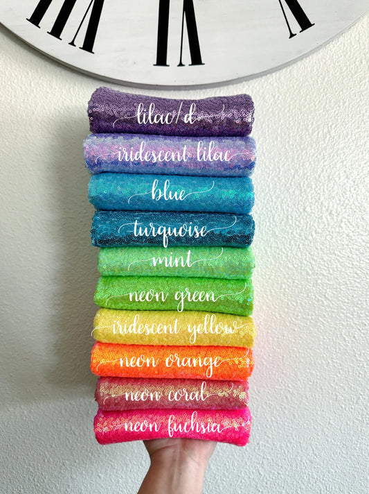 Bright & Shiny Mesh Sequins