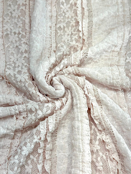 Dusty Ross Floral Ruffle Lace