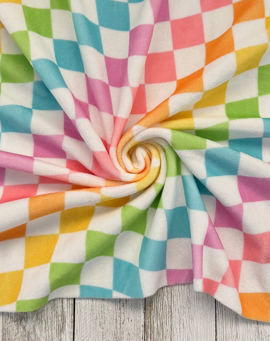 Rainbow Checkered Plushy