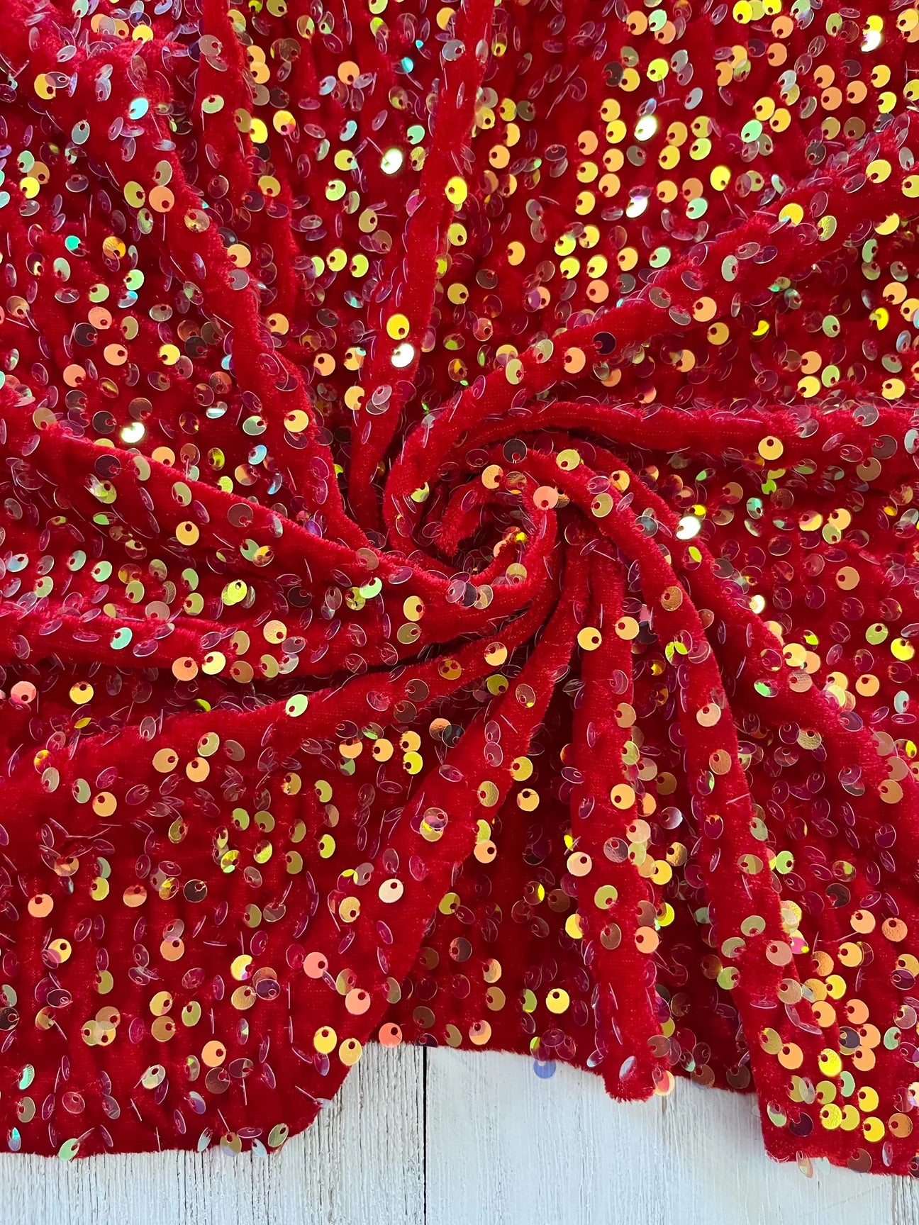 Red & Gold Sequins