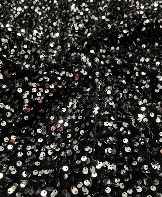 Black & Silver Sequins